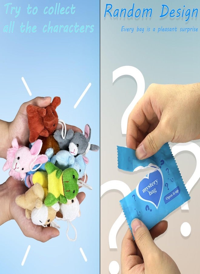 MTNSPTCR Blind Bag Mini Plush Animal - 20PCS Mini Stuffed Animal Toy Small Plushies in 20PCS Mystery Bags, 30 Characters Random Design Cute Plush Toy for Kids School Classroom Prizes Party Favor - Image 2